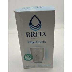 Brita Water Filtration Filter Refills 3 Refills Use Only with Brita